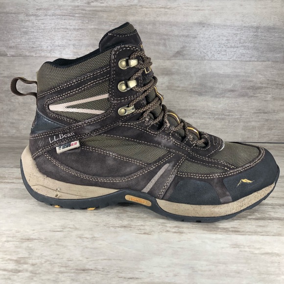 LL Bean Trail Hiking Boots Suede Tek 2.5 Waterproof Brown Men 9.5 - Picture 1 of 13